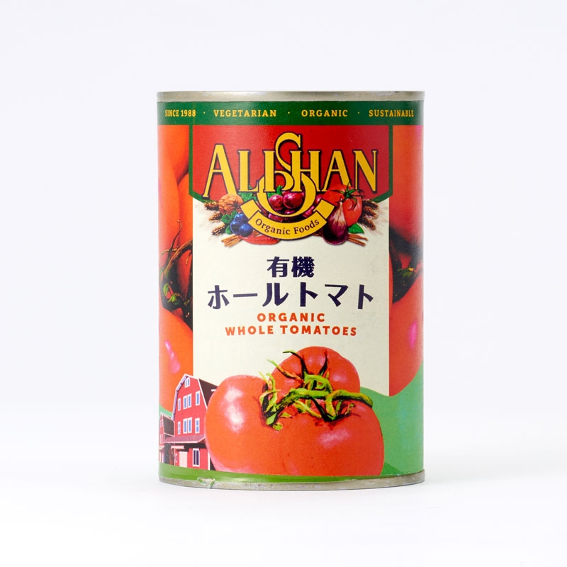 有機ホールトマト缶　売上実績NO.1　野菜・きのこ　創健社　400g（固形量240g）×24缶